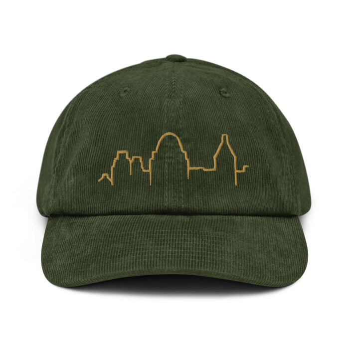 Cincy Skyline Corduroy Hat - Image 1