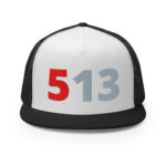 513 Red/Gray - Trucker Cap - Image 8