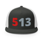 513 Red/Gray - Trucker Cap - Image 6