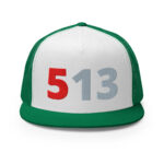 513 Red/Gray - Trucker Cap - Image 11