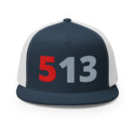 513 Red/Gray - Trucker Cap - Image 4