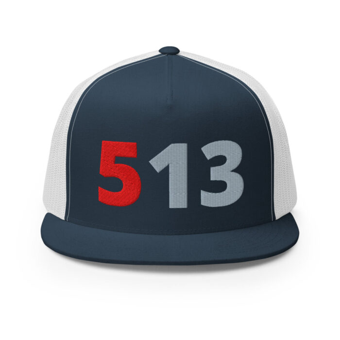 513 Red/Gray - Trucker Cap - Image 4