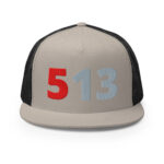 513 Red/Gray - Trucker Cap - Image 7