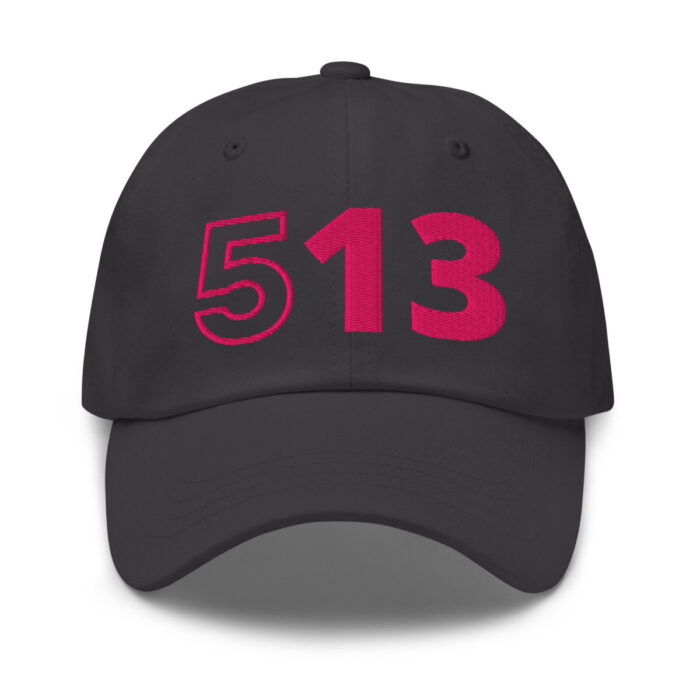 513 Pink - Baseball Cap - Image 3