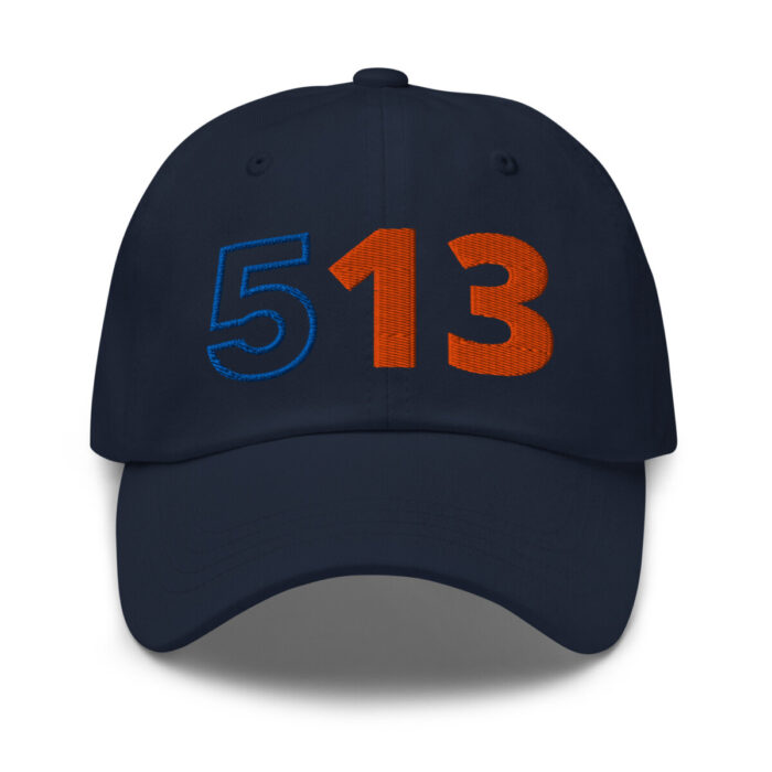 513 Orange/Blue - Baseball Cap - Image 3