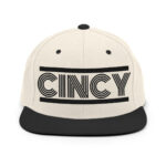 Retro Cincy Black - Snapback Hat - Image 2