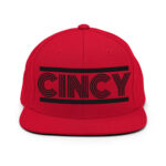 Retro Cincy Black - Snapback Hat - Image 3
