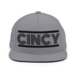 Retro Cincy Black - Snapback Hat - Image 6