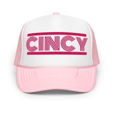Retro Cincy Pink - Foam Trucker Hat