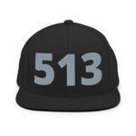 513 Grey - Snapback Hat - Image 5
