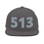 513 Grey - Snapback Hat - Image 7