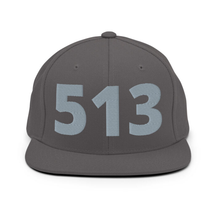 513 Grey - Snapback Hat - Image 7