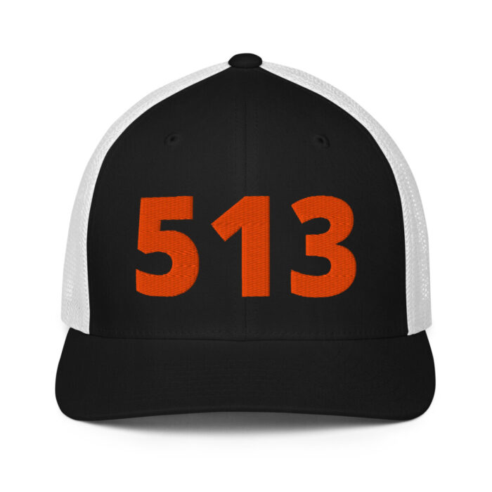 513 Orange/Black - Trucker Cap - Image 1