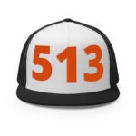 513 Orange/White - Trucker Cap
